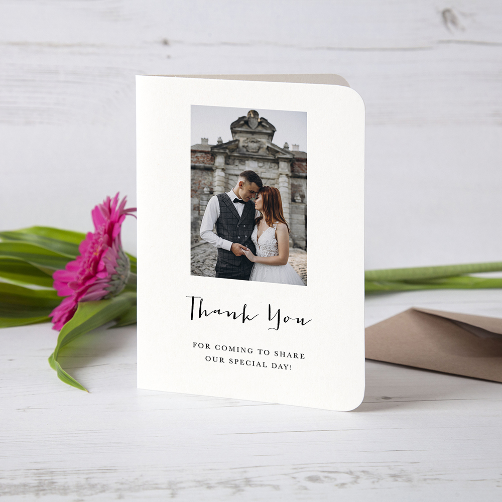 Folded Photo Thank You Cards ‘Arabella’ Customisable